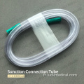 Tube de connexion d&#39;aspiration jetable avec capuchon